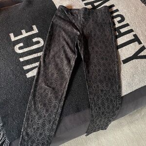 LAST CALL! Krazy Larry Black w Swirls Ankle Pants!